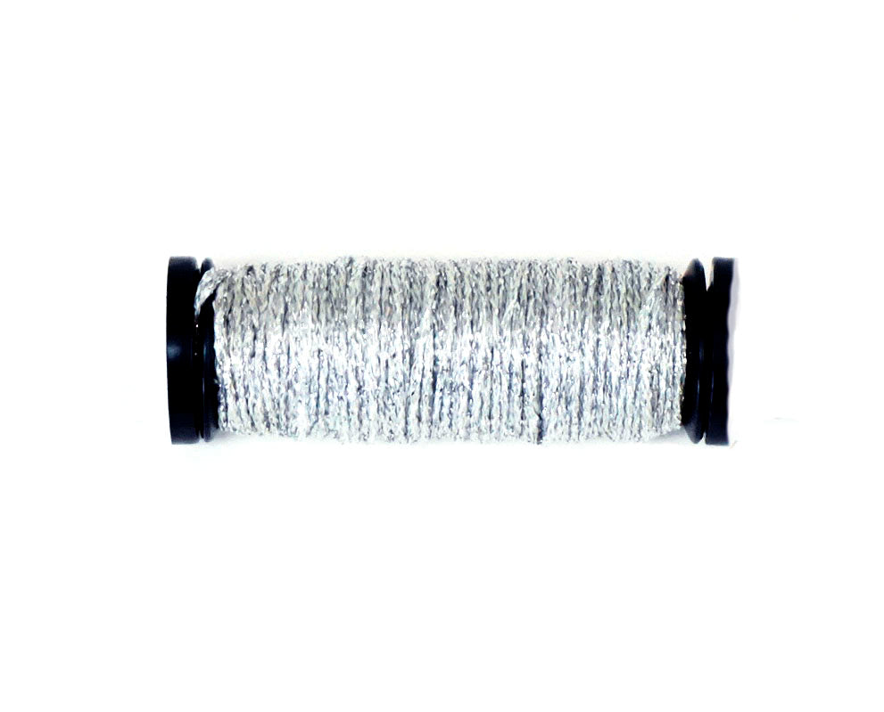 KREINIK BRAID ~ Platinum Silver Size #8 (Fine) #101 Braid 10 Meter Spool of Thread for Needlepoint by Kreinik