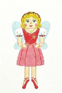 Nutcracker ~ Sugar Plum Fairy Nutcracker handpainted Needlepoint Ornament by Susan Roberts