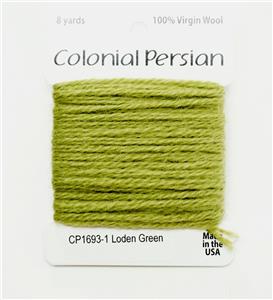 3 Ply Persian Wool ~ "Loden Green" #1693 Premium Needlepoint Thread by Colonial USA Made