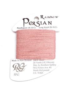 Persian Wool #43 "Pink Lady" Single Ply Needlepoint Thread by Rainbow Gallery