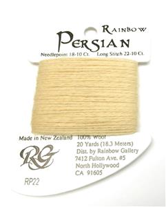 Persian Wool #22 "Cornsilk" Single Ply Needlepoint Thread by Rainbow Gallery