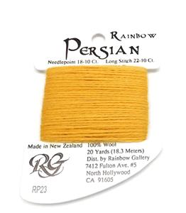 Persian Wool #23 Old Gold Single Ply Needlepoint Thread by Rainbow G –  Needlepoint by Wildflowers