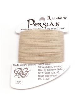 Persian Wool #21 "Lamb's Wool" Single Ply Needlepoint Stitching Thread by Rainbow Gallery