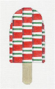Dream Bar ~ Ribbon Candy Dream Bar handpainted 18 Mesh Needlepoint Canvas by Kathy Schenkel