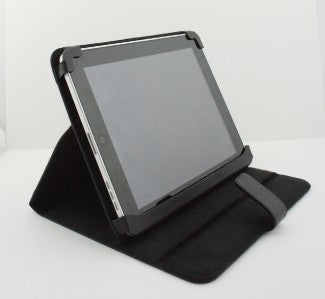 Accessory ~ Black Leather iPad COVER 8" by 10", for a 5" x 6" Needlepoint Canvas by LEE