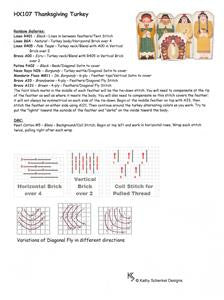 Thanksgiving ~ "Turkey Time" Large TURKEY & Stitch Guide handpainted Needlepoint Canvas by Kathy Schenkel