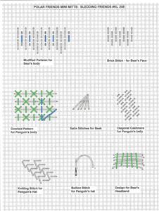 Mini Mitt Club~ "Sledding Friends" Mitten Club HP Needlepoint Canvas & SG KAMALA JulieMar***SPECIAL ORDER***