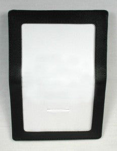 Accessory ~ CREDIT CARD CASE Black Leather for 3.5" by 5" Needlepoint Canvas from LEE