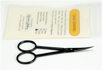 Scissors ~ Task Scissors Waste Knot Removal Scissors with Curved Blade for Needlepoint, Embroidery, X-Stitch