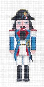 Nutcracker ~ NAPOLEON French Emperor Nutcracker handpainted 18 Mesh Needlepoint Canvas by Susan Roberts