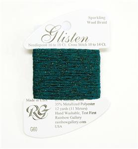 GLISTEN Sparkling Braid #60 Atlantic Deep Needlepoint Thread Rainbow Gallery