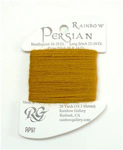 Persian Wool "Carmel Apple" #97 Single Ply Needlepoint Thread by Rainbow Gallery