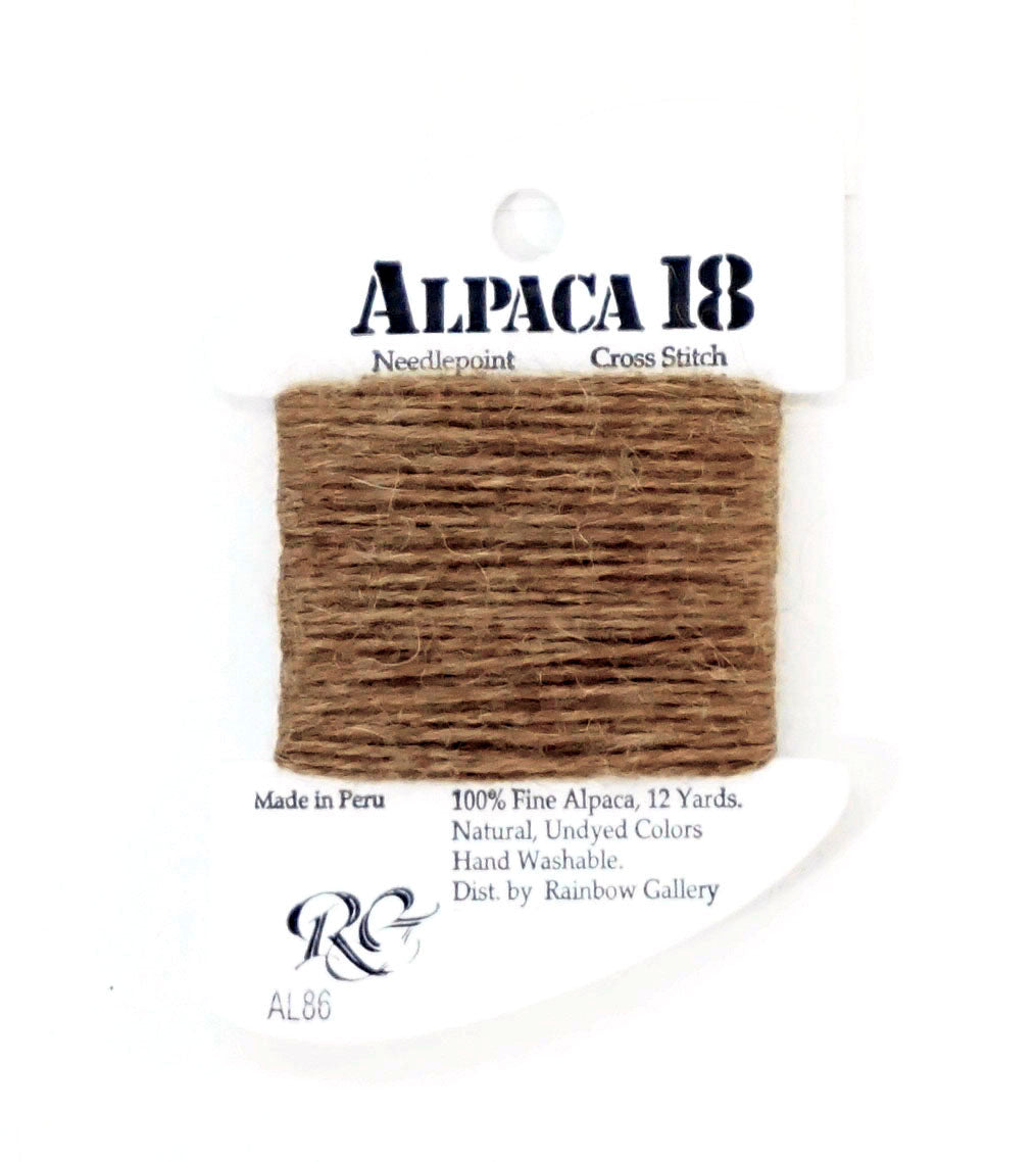 ALPACA 18 DEEP TAN #AL86 Stitching Fiber 12 Yards Needlepoint Thread Rainbow Gallery