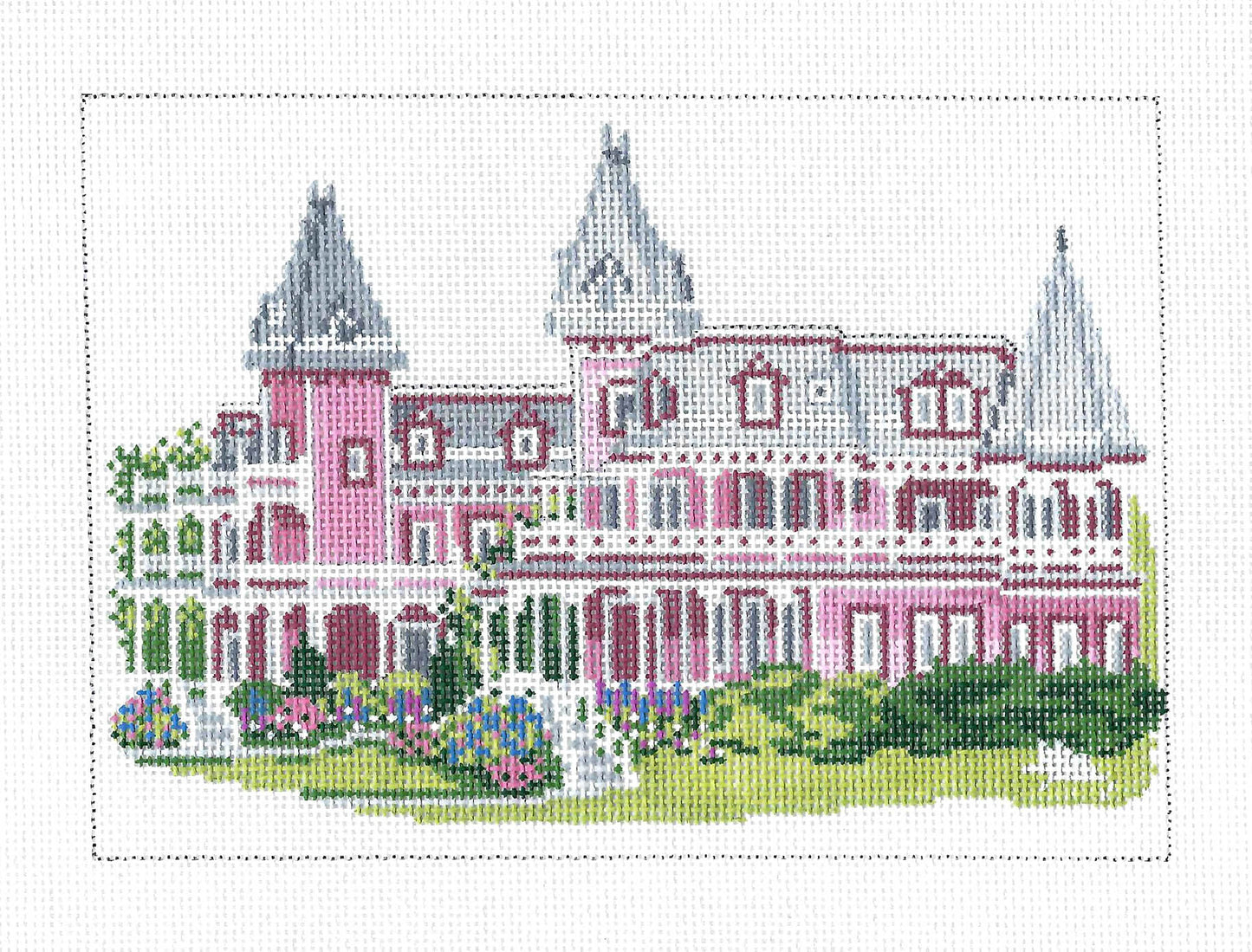 Angel of the Sea, Cape May, New Jersey handpainted Needlepoint Canvas by Needle Crossings