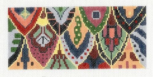 Canvas Insert ~ Classic Fish Scales Design 18 Mesh handpainted Needlepoint Canvas ~ BB Insert by LEE