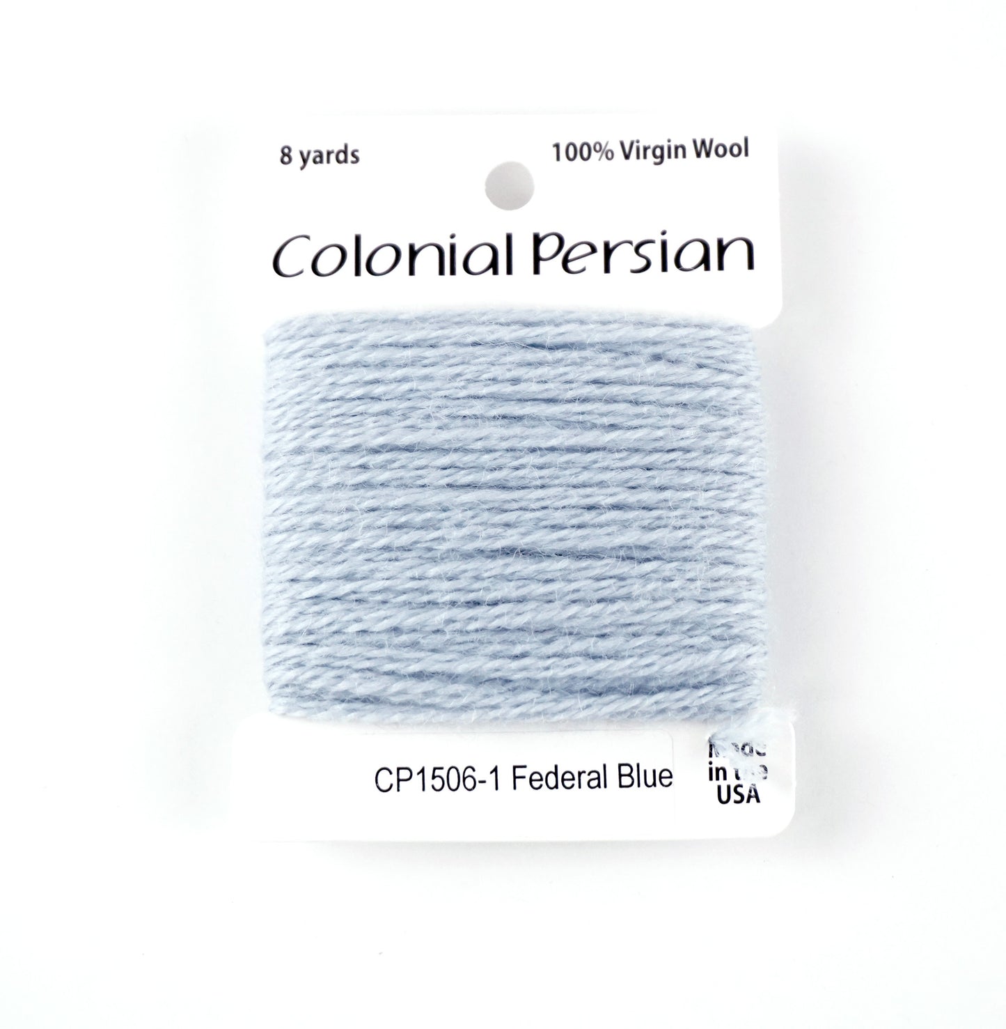 3 Ply Persian Wool "Federal Blue" #1506 Needlepoint Thread by Colonial ~ USA Made