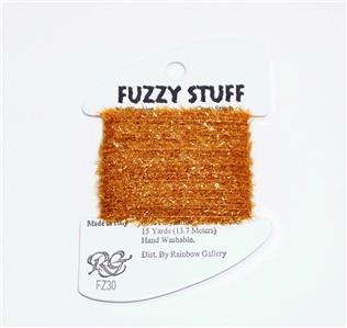 FUZZY STUFF GOLD BROWN #FZ30 Stitching Fiber 15 Yd. Needlepoint Thread Rainbow Gallery