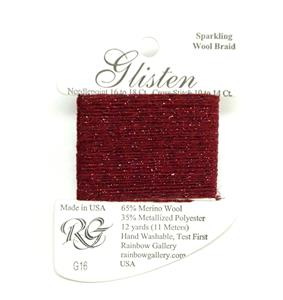 GLISTEN Sparkling Braid #16 "Tawney Port" Needlepoint Thread Rainbow Gallery