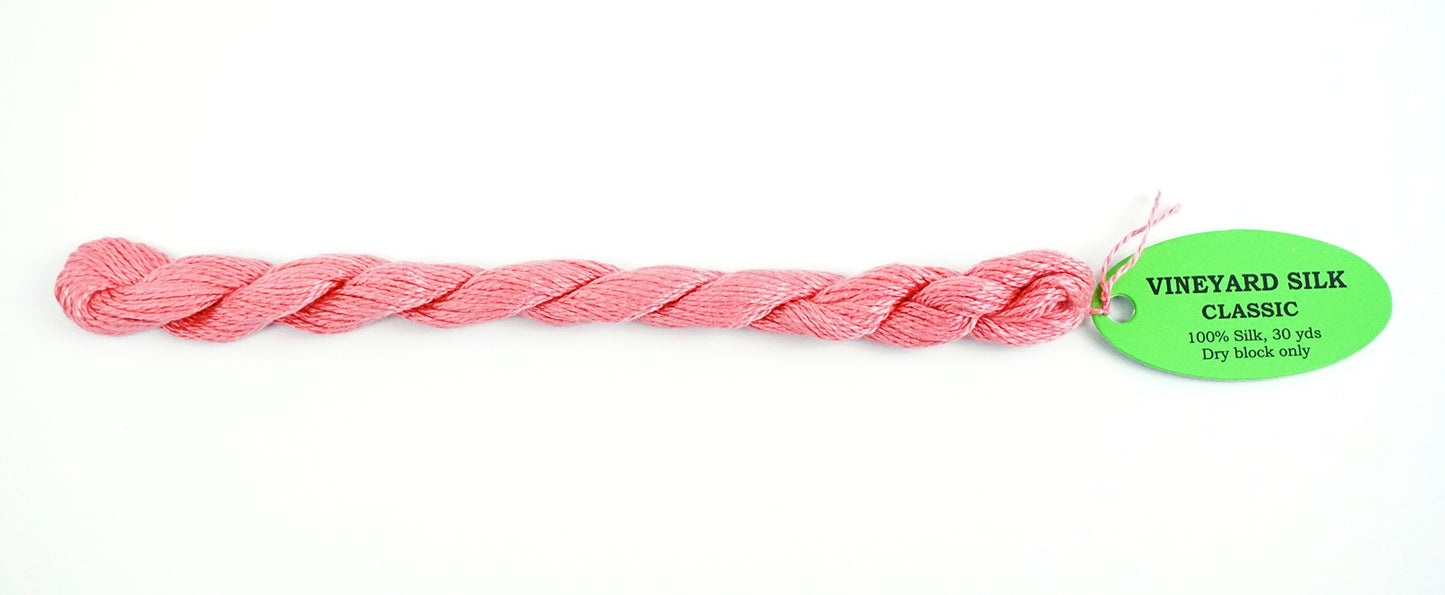CORAL PINK 100% SILK Thread 30 Yard Skein #C-211 for Needlepoint from Wiltex