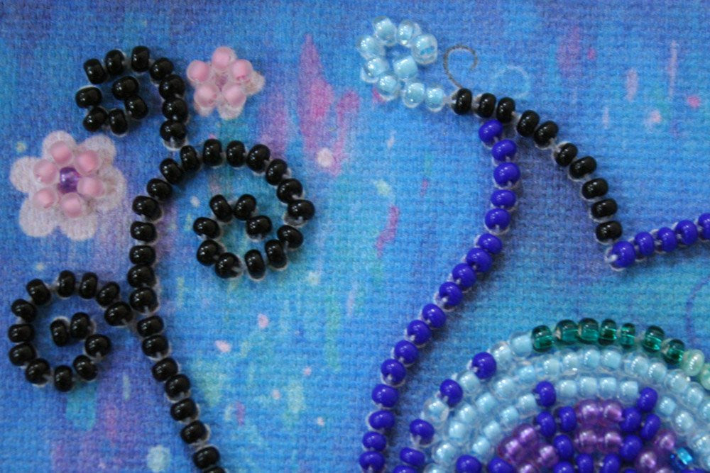 Abris Beading Kit - Mini - Blue Owl