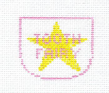 Tooth Fairy Canvas ~ Tooth Fairy Pillow BALLERINA 2 Canvas SET, HP Needlepoint Canvas by Kathy Schenkel