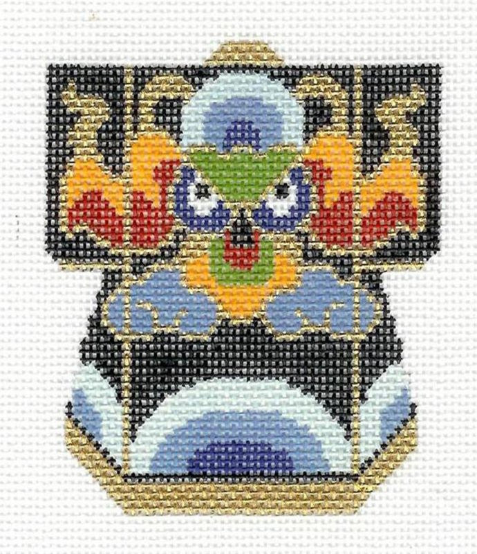 Kimono ~ Dragon & Clouds Petite Kimono handpainted Needlepoint Canvas by LEE
