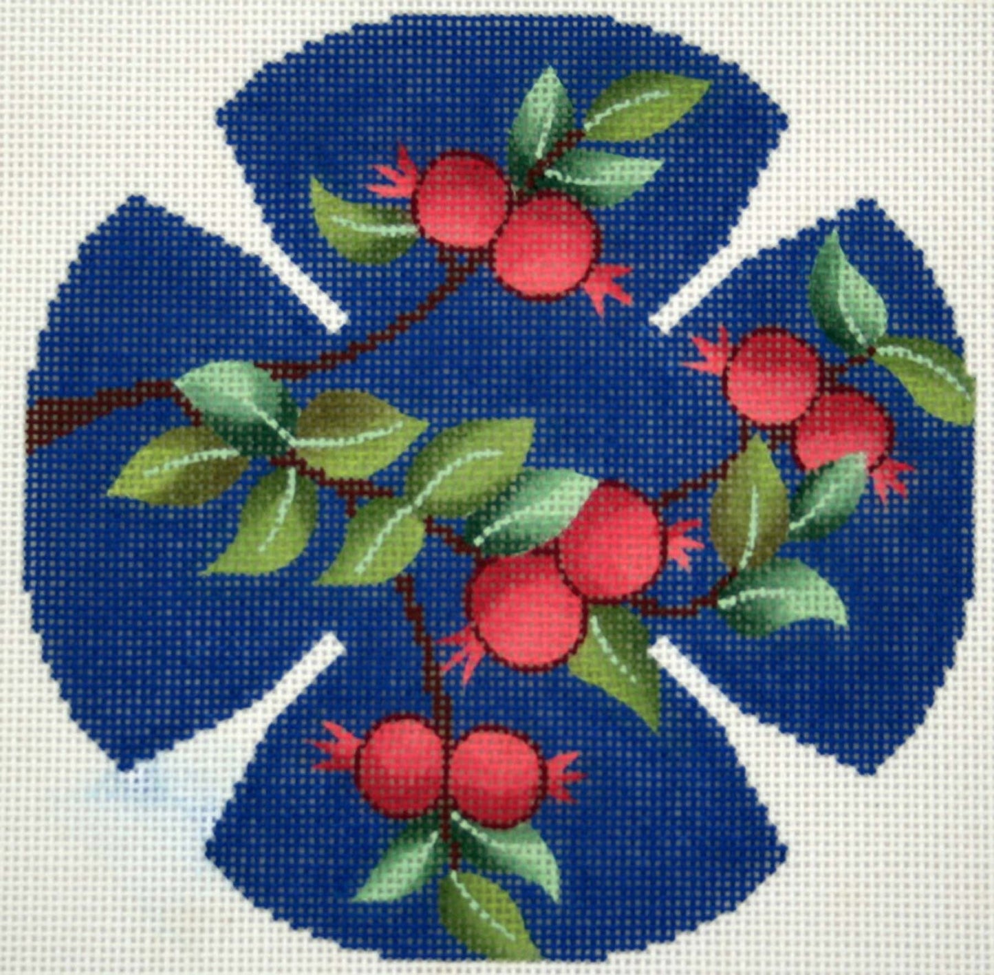 Yarmulke with Pomegranates Judaic by Rebecca Shore ***Exclusive***