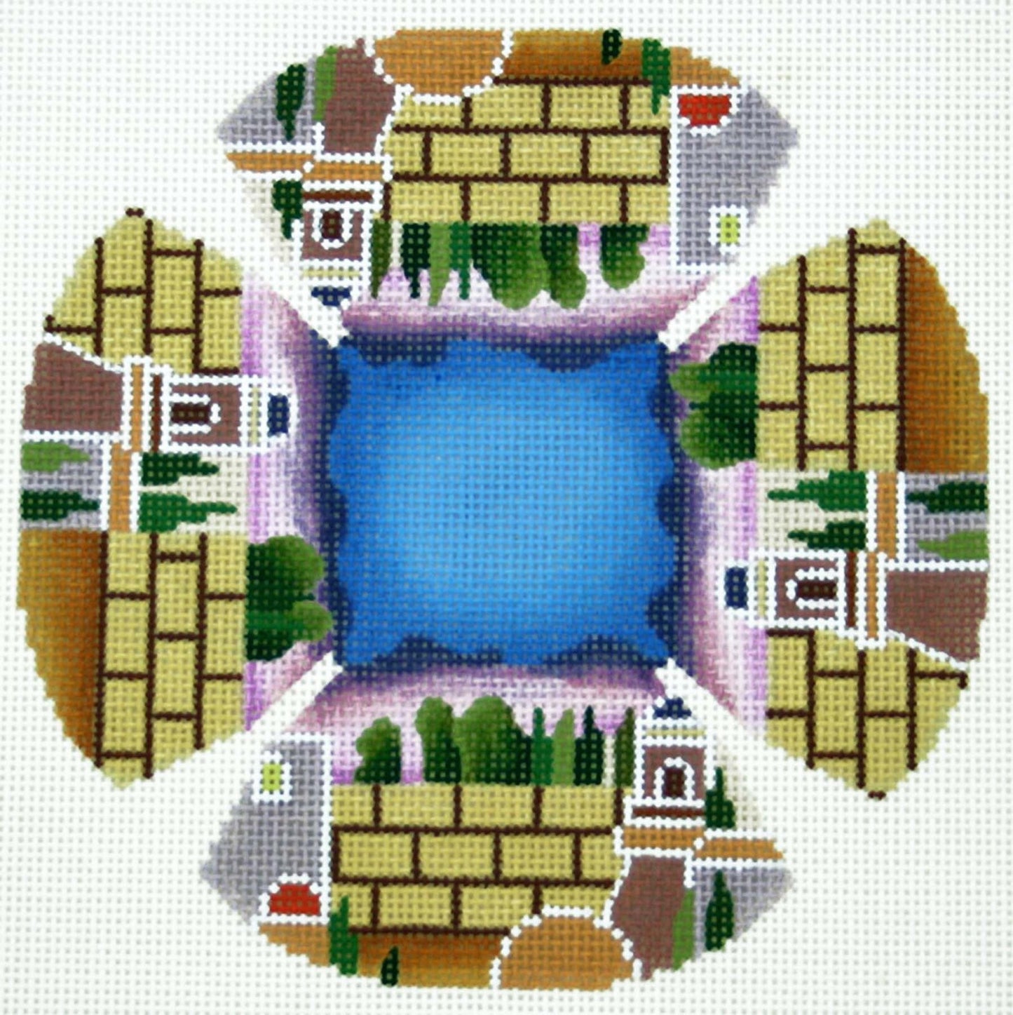 Yarmulke Rebecca Shore with Wailing Wall ***Exclusive***