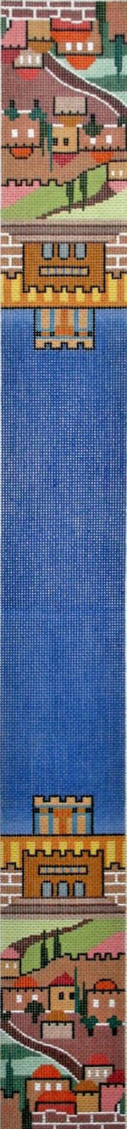 Collar ~ Rebecca Shore Attorah Collar with City and Castle on Night Sky **Exclusive **