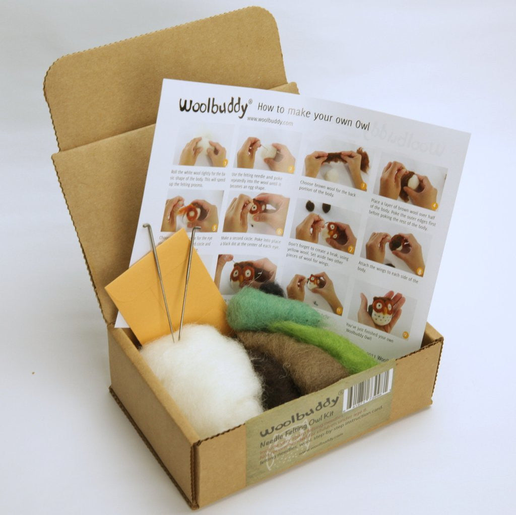 Woolbuddy Needle Felting Kit - Snowman