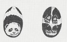 Scissor Case ~ Panda Bear 2 Sided Scissor Case or Ornament handpainted Needlepoint Canvas~ by Susan Roberts