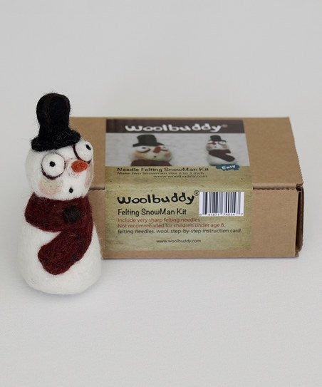 Woolbuddy Needle Felting Kit - Snowman – Needlepoint by Wildflowers