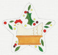 STAR ~ 12 Days "3 FRENCH HENS" Star HP Needlepoint Canvas by Raymond Crawford