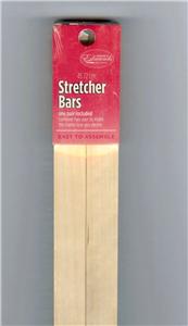 LG. Wood Stretcher Bar Frame Set for Needlepoint, Quilting, Stitching ~ 9" Long