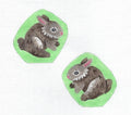 2 Sided ~ Brown Bunny Rabbit Ornament 18 Mesh handpainted Needlepoint Canvas by MM Designs