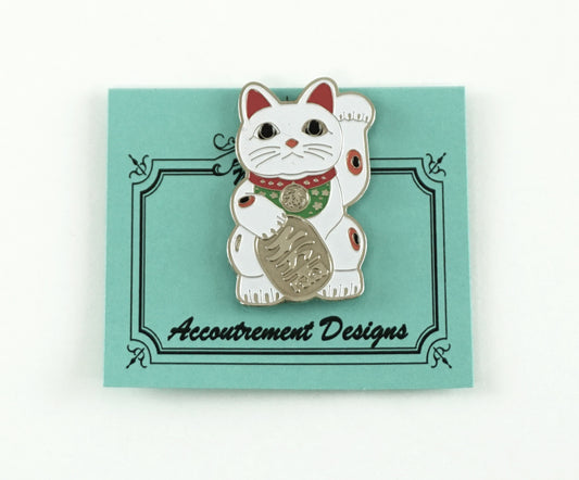 Magnet ~ Oriental "Happy Cat" Magnet Needle Holder for Needlepoint, Sewing Accountrement Designs