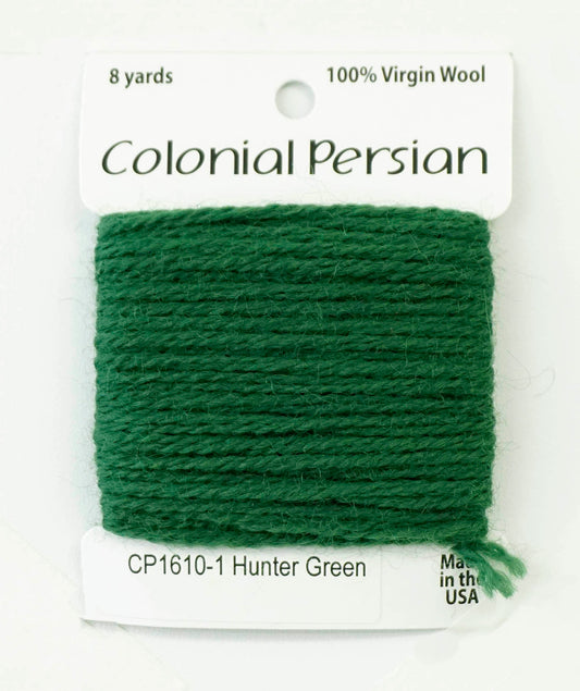 3 Ply Persian Wool "Hunter Green" #1610 Needlepoint Thread Colonial ~ USA Made