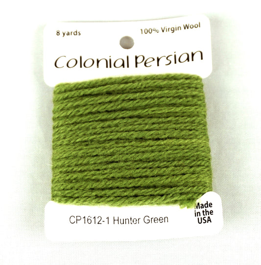 3 Ply Persian Wool "Hunter Green" #1612 Needlepoint Thread Colonial ~ USA Made