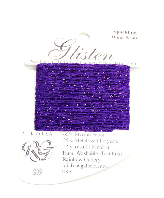 G Listen Thread Glisten Stitching Fiber – Needlepoint by Wildflowers