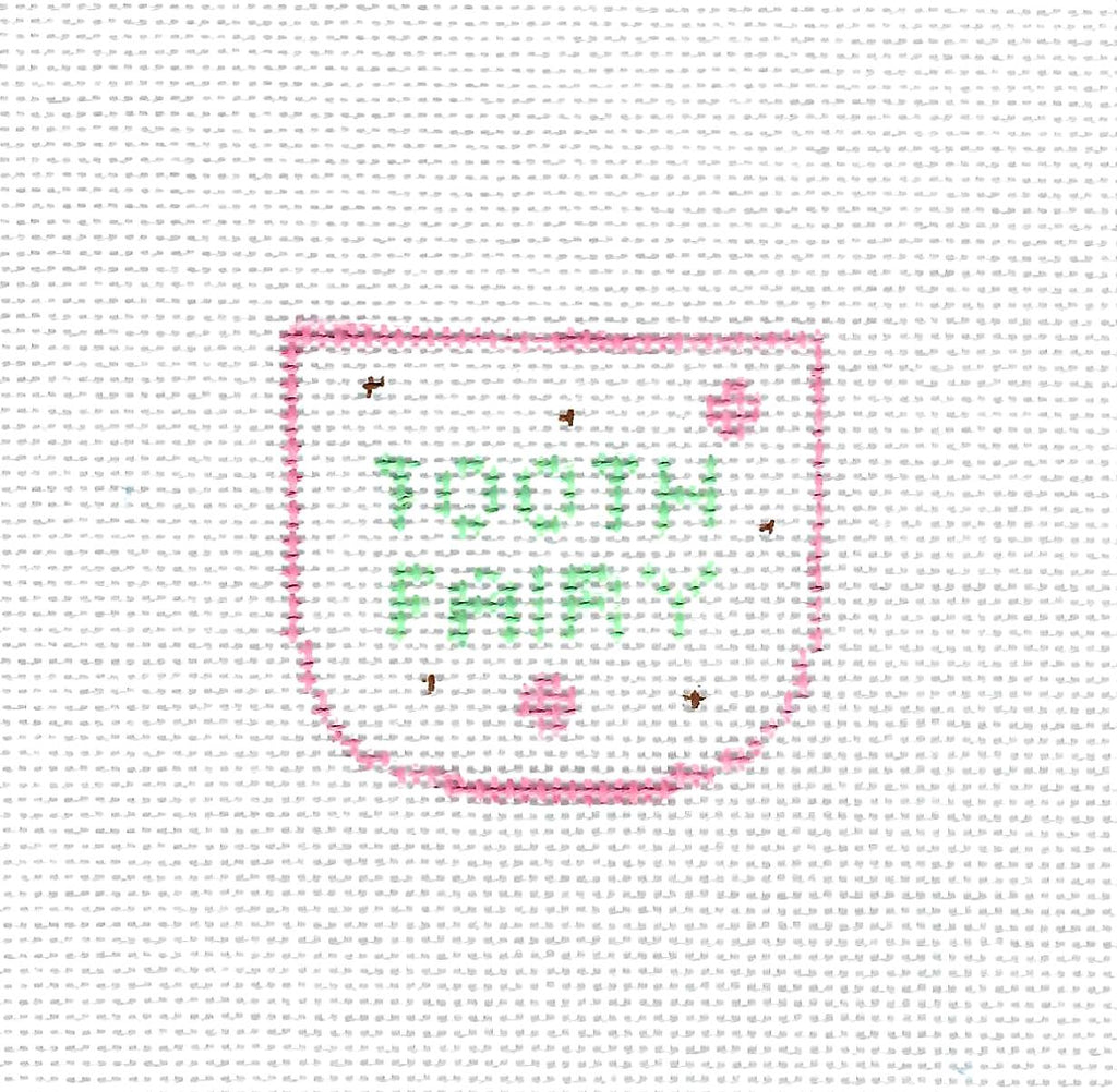 ICE CREAM CONE Tooth Fairy Pillow 2 Canvas SET handpainted 18 Mesh Needlepoint Canvas by Kathy Schenkel
