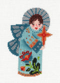 Nativity ~ Angel Nativity Figure handpainted 18 Mesh Needlepoint Ornament Canvas by Abigail Cecile from PLD