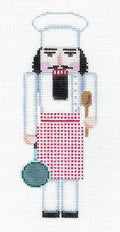 Nutcracker ~ CHEF Nutcracker handpainted 18 Mesh Needlepoint Ornament Canvas by Susan Roberts