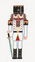 Canvas ~ POLICEMAN Nutcracker with Sword handpainted 18 Mesh Needlepoint Ornament Canvas by Susan Roberts