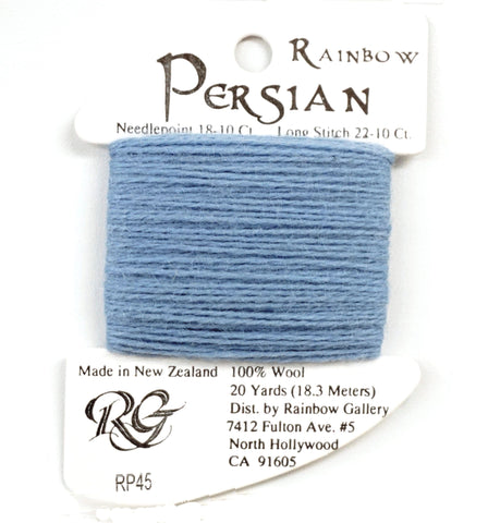 Persian Wool #45 "Blue Bell" Single Ply Needlepoint Thread by Rainbow Gallery