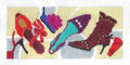 Insert Canvas ~ Shoes & More Shoes Design handpainted Needlepoint Canvas ~ BR Insert ~ 8.25" by 4" by LEE