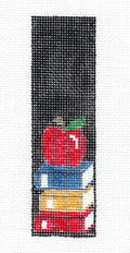 Bookmark ~ Teacher's Bookmark handpainted 18 Mesh Needlepoint Canvas by Kathy Schenkel