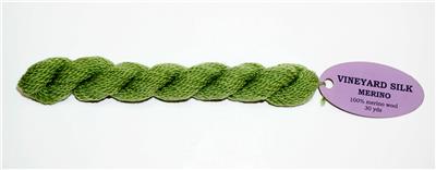 MERINO WOOL ~ Merino Wool Thread Nile #M-1066 Thread Medium Yellow Green for Needlepoint from Wiltex