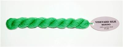 MERINO WOOL ~ Merino Wool Thread Ming #M-1071 Thread Medium Lite Green for Needlepoint from Wiltex