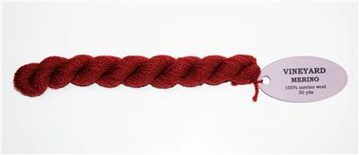 MERINO WOOL ~ Merino Wool Thread Lipstick Red #M-1134 Thread Rich Red for Needlepoint from Wiltex