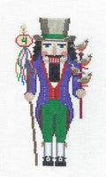 Nutcracker ~ ( 12 Days ) 4 Calling Birds Nutcracker handpainted 18 Mesh Needlepoint Ornament by Susan Roberts